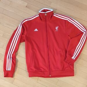 Vintage Adidas Liverpool FC track jacket.  Size Large